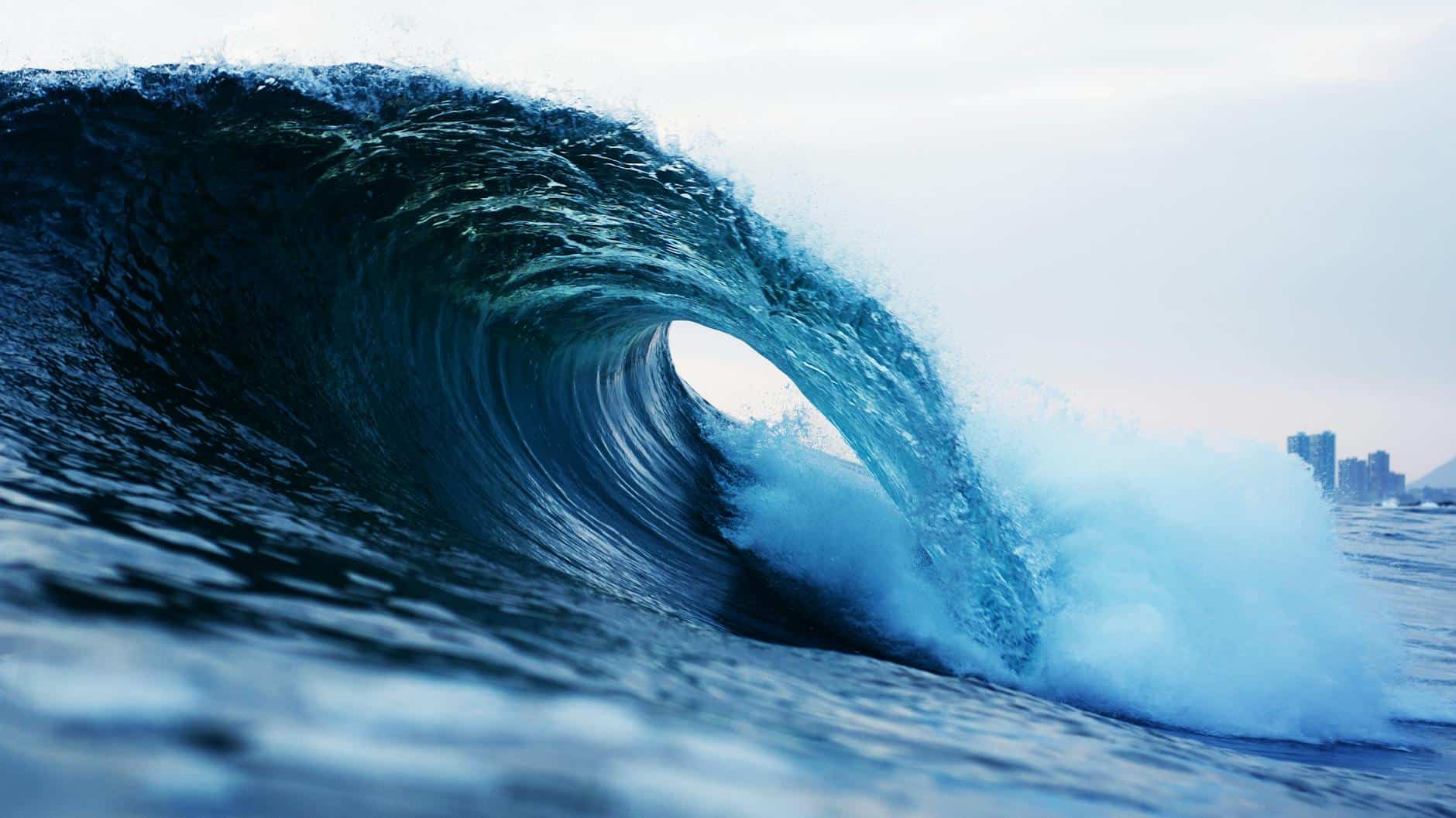 photographie de l'onde de baril
